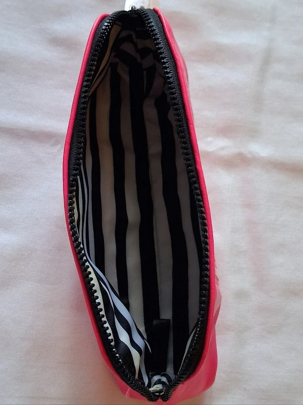 Victoria's Secret Neon Pink Cosmetic Pouch NWT